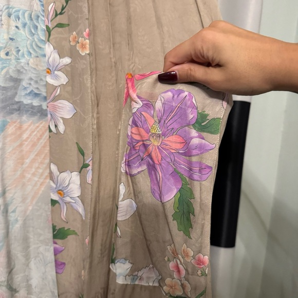 SPELL GYPSY WATERFALL MAXI KIMONO TAUPE - Picture 6 of 12